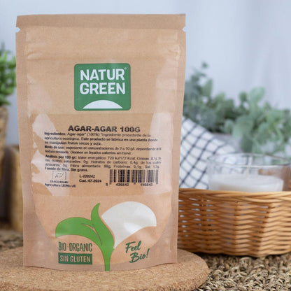 Bio Agar Agar em pó NaturGreen 100 g