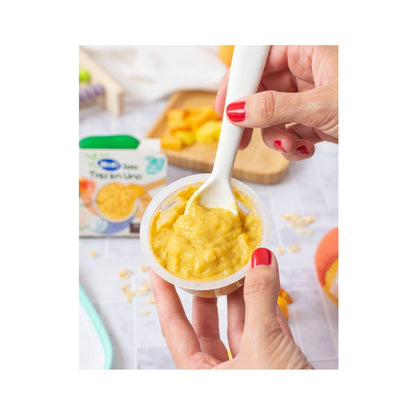 Pote de Manga e Pêssego com Iogurte e Cereais 120 g - Hero Solo