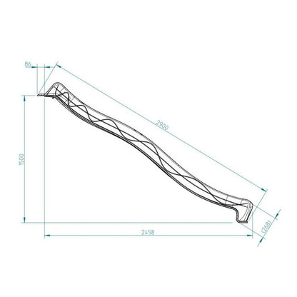 Rampa De Tobogan Masgames Xl (altura 150 Cm) Verde Lima._5