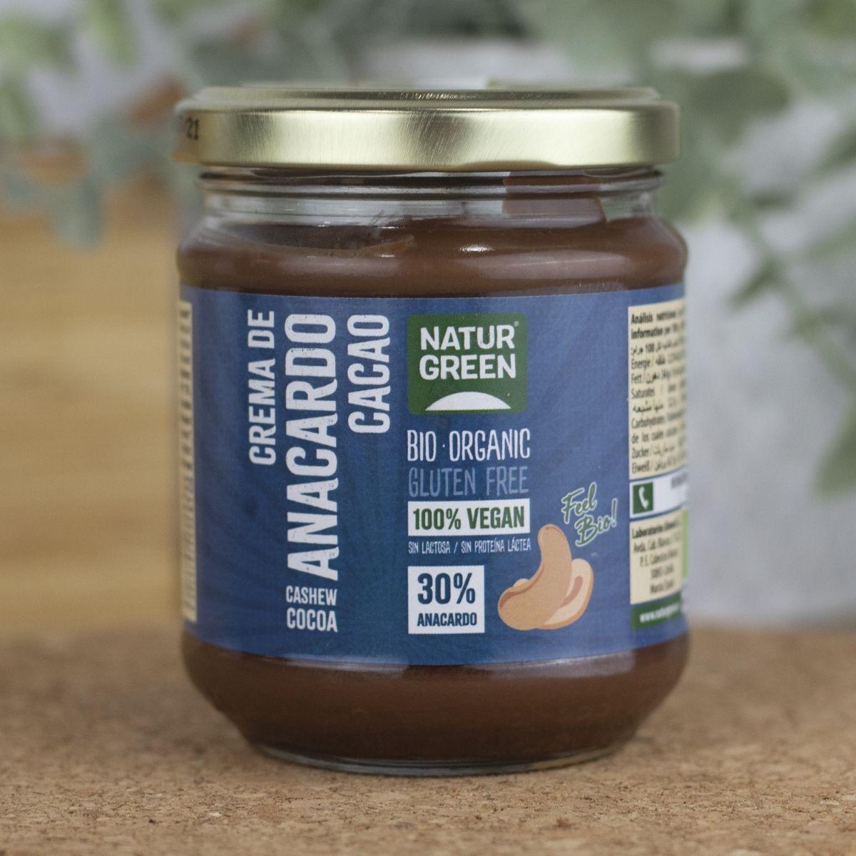 Creme de Caju com Cacau Biológico NaturGreen 250g