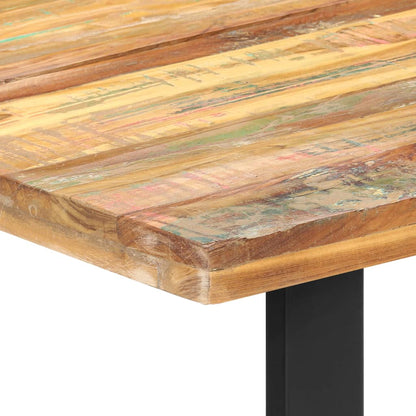 Mesa De Comedor De Madera Maciza Reciclada 160x80x75 Cm_2