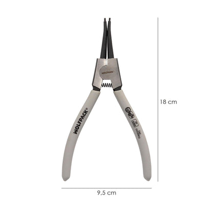 Alicates Arandelas Exteriores Recto 175mm. Acero Din 5254. Anillos De Presion, Anillos De Retención, Arandelas Circlips