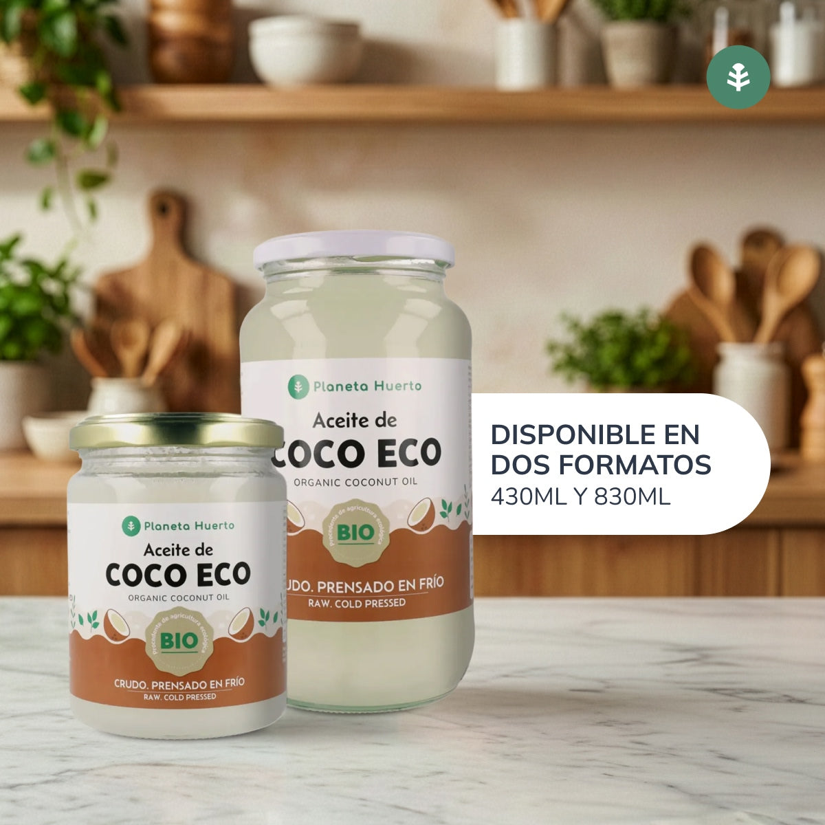 Planeta Huerto ECO Óleo de Coco 430 ml
