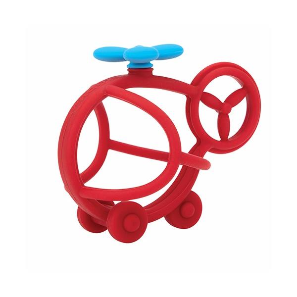 Mordedor em silicone para bonecos +3M Nûby Vermelho