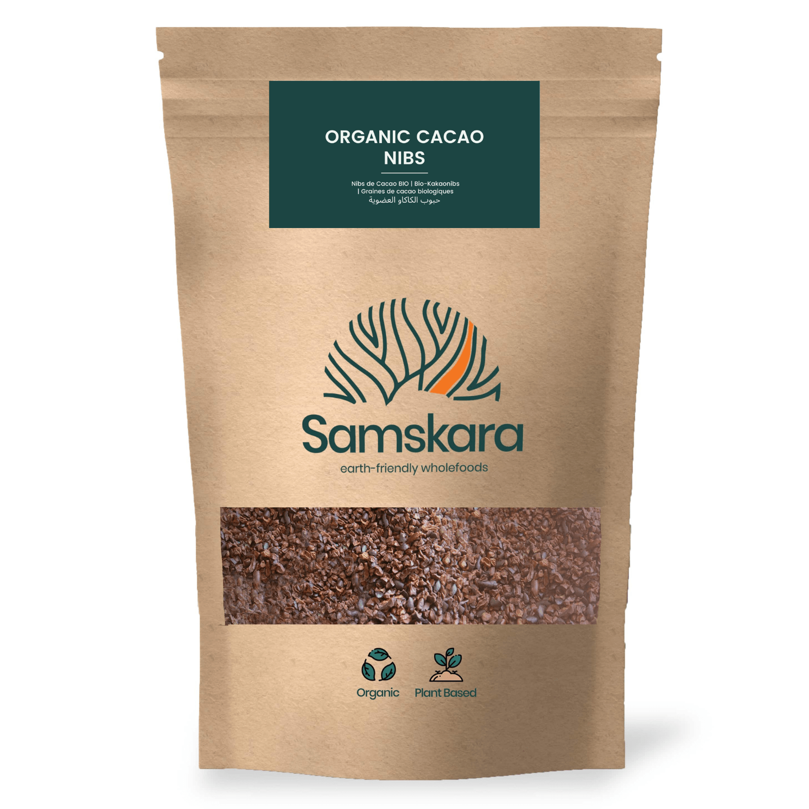 Nibs De Cacao Crudo Bio - 1kg | Cacao Puro Ecológico Vegano Para Repostería Y Bebidas, Sin Azúcares Añadidos, Sin Gluten_0