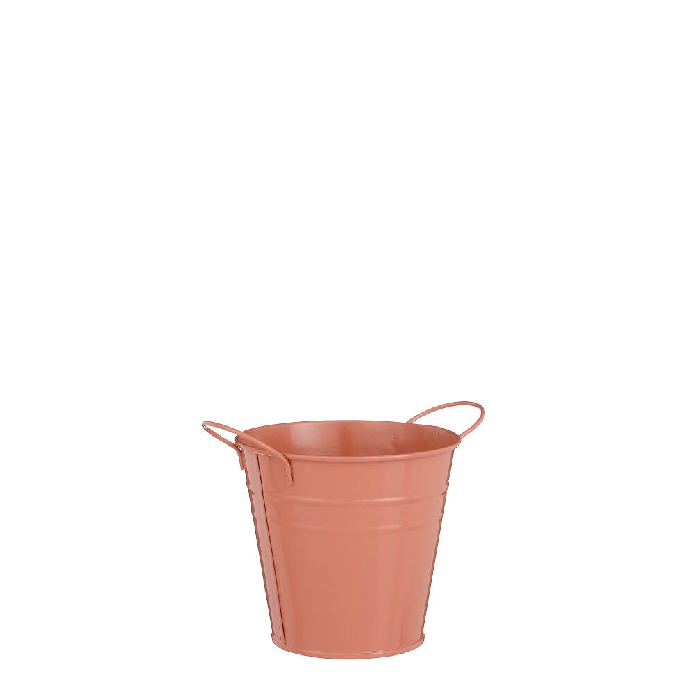Macetero Zinc Joy Rosa De 13cm_0