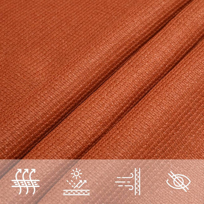 Vidaxl Toldo De Vela Hdpe Naranja 160 G/m² 3x3 M_4