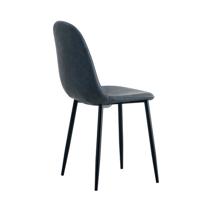 Silla De Comedor De Piel Mera 56x44x87.5cm Thinia Home_3