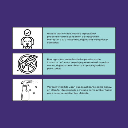 Hidrolato de Lavanda – Agua Aromática Natural para Limpieza, Relajación y Protección de Tus Mascotas - 250 ml_1