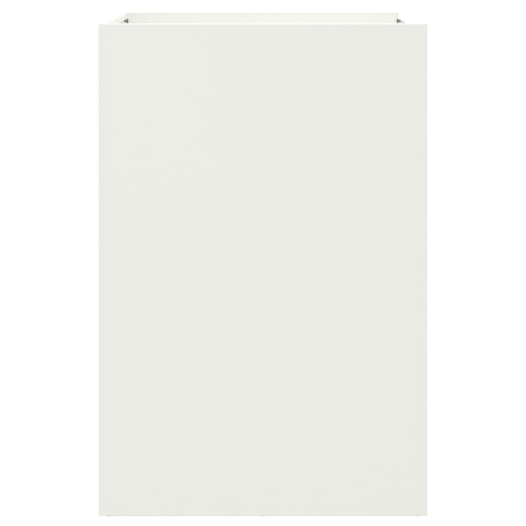 Jardinera Acero Blanco 52x48x75 Cm_4