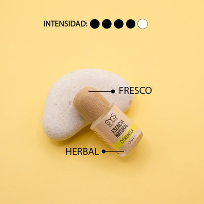 Esencia Natural De Citronela 12 Ml | Aroma Natural Antimosquitos | Aceite Aromático Cítrico | Ambiente Fresco Sys Aromas_1