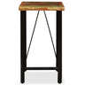 Mesa De Bar De Madera Maciza Reciclada 60x60x107 Cm