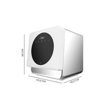 Cecotec Lavavajiillas Compacto Libre Instalación Sobremesa Bolero Aguazero 1100. 3 Cubiertos, Bajo Consumo, 6 Programas_1