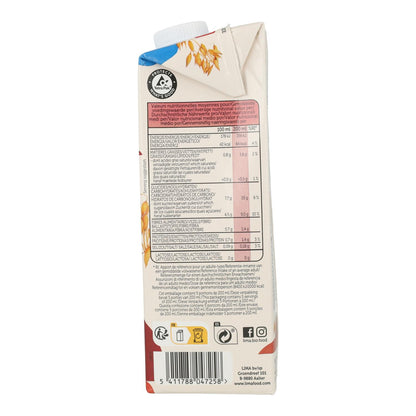 Bebida de aveia sem glúten ECO Lima 1 L