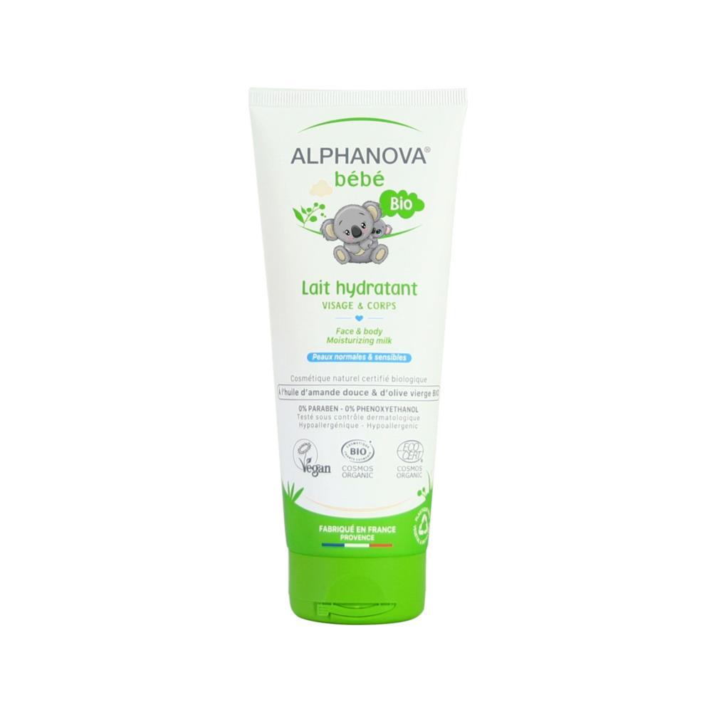Alphanova Leite Corporal Hidratante Biológico para Pele Normal e Sensível 200 ml