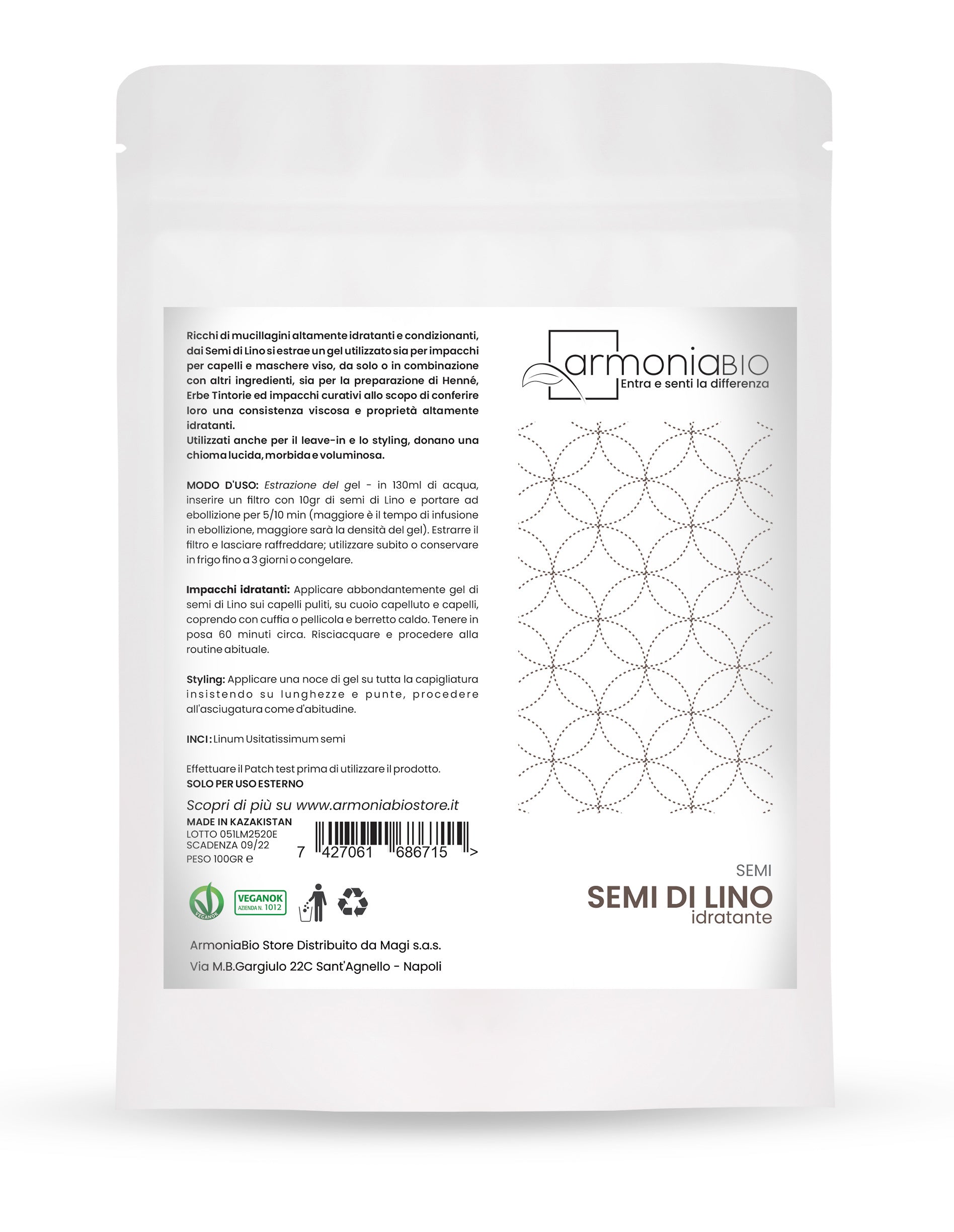 Polvo Semi Di Lino Armoniabio 100g_1