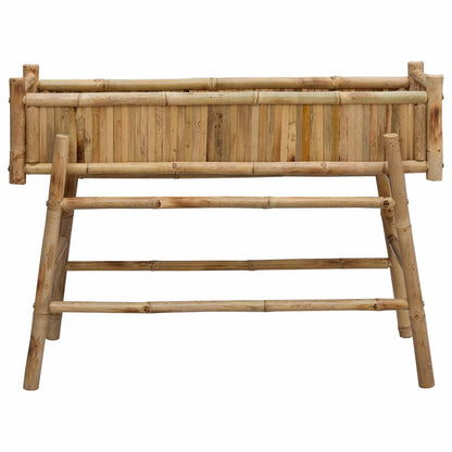 Jardín Macetero Con Soporte Natural 100 X 38 X 74 Cm Bambú_3