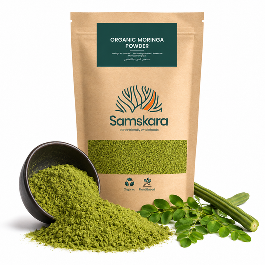 Moringa En Polvo Bio - 500g | Superalimento Ecológico Vegano Para Batidos, Smoothies Y Zumos, Sin Azúcares Añadidos_0