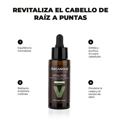 Vitalytox Arganour Revitalizante para Couro Cabeludo 50ml