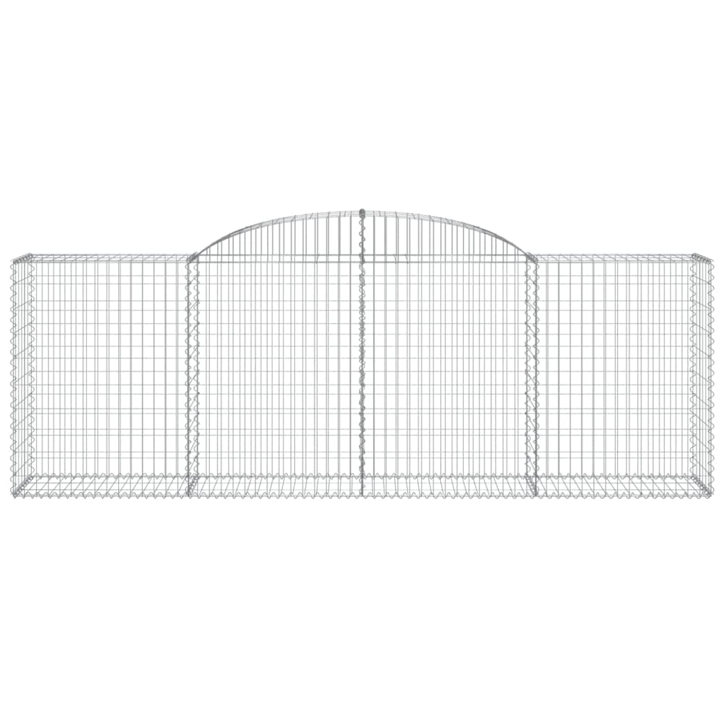 Cestas De Gaviones 25 Uds Forma De Arco Hierro 300x50x100/120cm_3