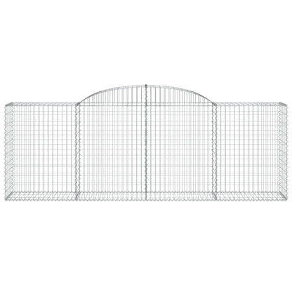 Cestas De Gaviones 3 Uds Forma De Arco Hierro 300x50x100/120 Cm_3
