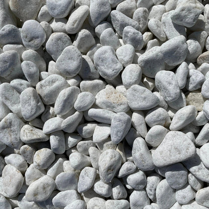 Canto Rodado Blanco Macael / Big Bag 1.000 Kg. / 24-40 Mm_1