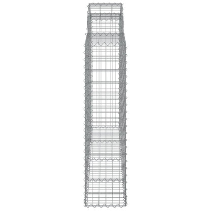 Cestas Gaviones 12 Uds Forma De Arco Hierro 200x30x120/140 Cm_4
