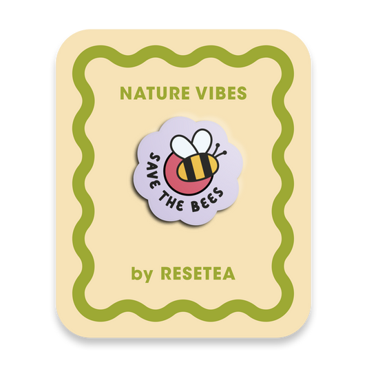 Save The Bees Pin | Accesorio Moderno Y Original Para Chaquetas, Mochilas Y Bolsos_0