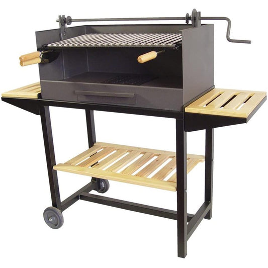 Churrasco completo com tabuleiros de madeira Imex el Zorro