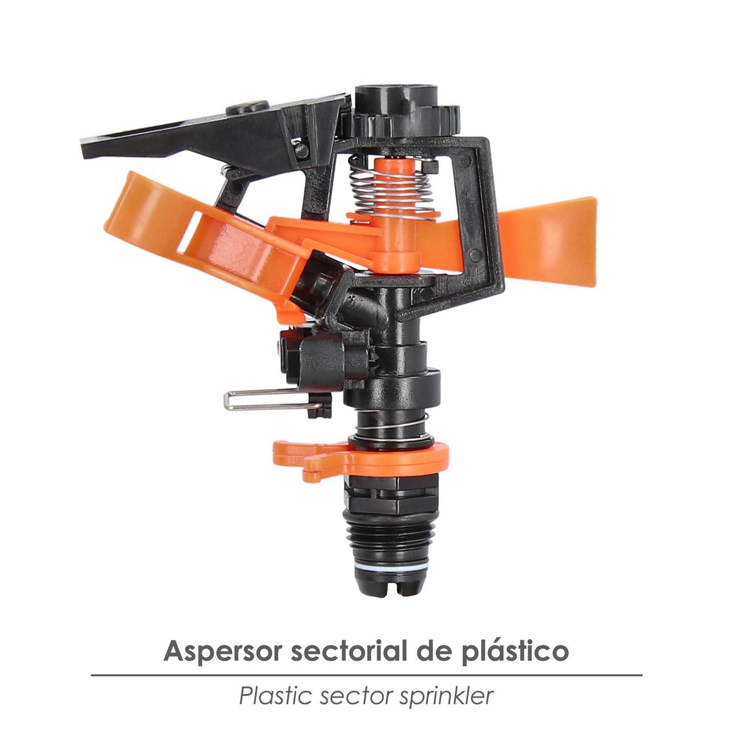Aspersor Riego Regulable Sectorial Plastico Toma 1/2 Fabricado En Plastico, Riego De Jardines / Cesped_3