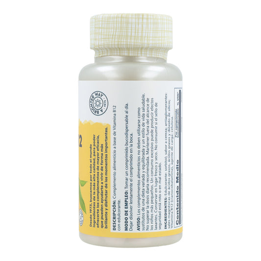 Solaray Vitamina B-12 2000 mcg 90 comprimidos