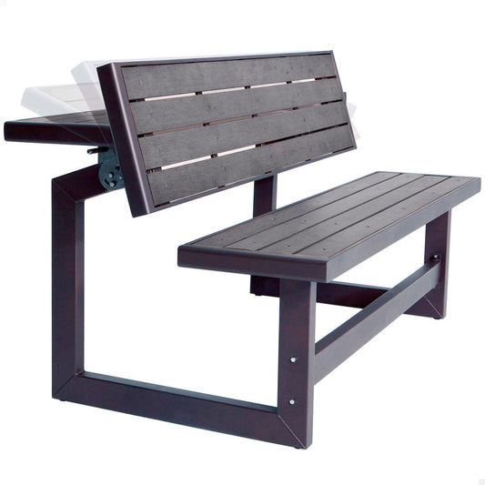 Banco Convertible En Mesa Lifetime Color Gris_0