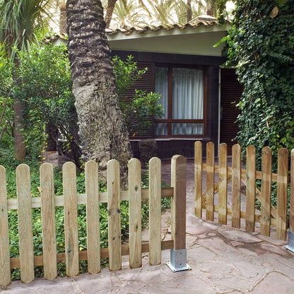 Puerta Valla Clásica De Madera - Elegancia Y Seguridad 1x,08 M / Multicolor_0
