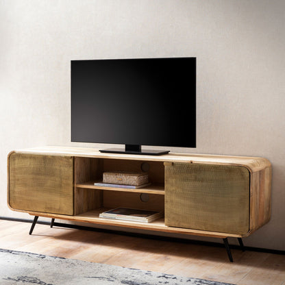 Mueble De Tv Elegante Y Minimalista Modelo Wl7.232_1