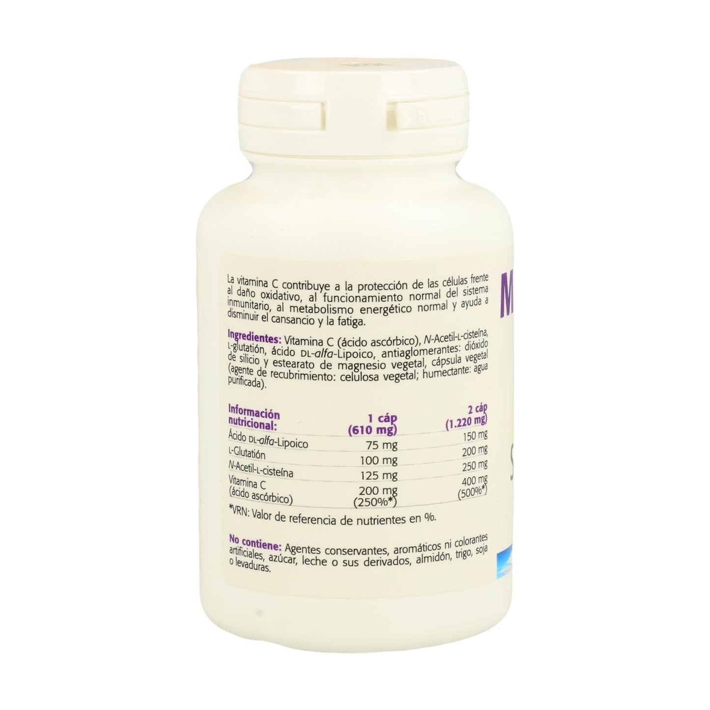 Protetor Detox em Metal Sura Vitas 60 cápsulas