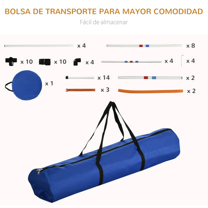 Pawhut Set De Entrenamiento Agilidad Para Perros Con Túnel Y Bolsa De Transporte_5