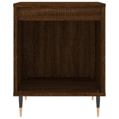 Mesitas Noche 2 Uds Madera Ingeniería Marrón Roble 40x35x50 Cm_3