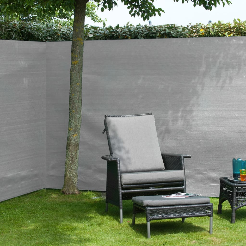 Nature Malla De Ocultación De Jardín Pe Gris 1,2x5 M / Vetonek_2