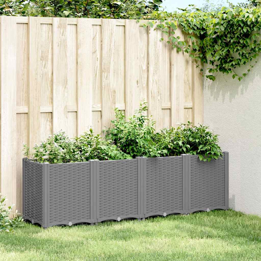 Jardinera Pp Gris Claro 160x40x53 Cm_1