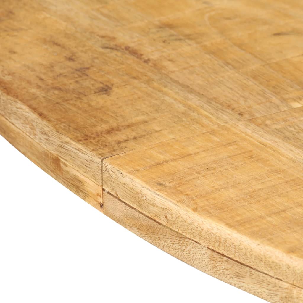 Mesa De Comedor Madera De Mango Rugosa Redonda 175x75 Cm_3