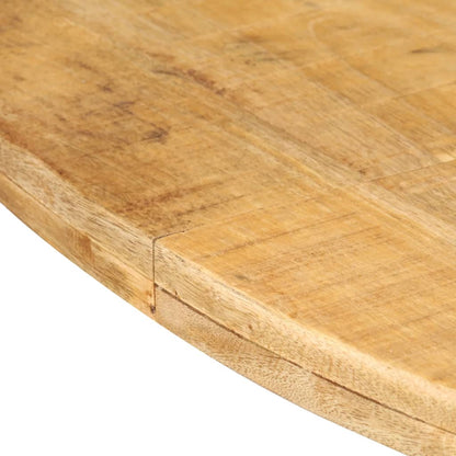 Mesa De Comedor Madera De Mango Rugosa Redonda 175x75 Cm_3