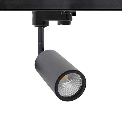 Foco Carril Monofásico Mini Cronolux Rail Led Negro 9w, Blanco Frío_0