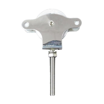 Polea Tendedero Wolfpack Inoxidable 60 Mm. / Roldana Metálica Con Tornilo_0