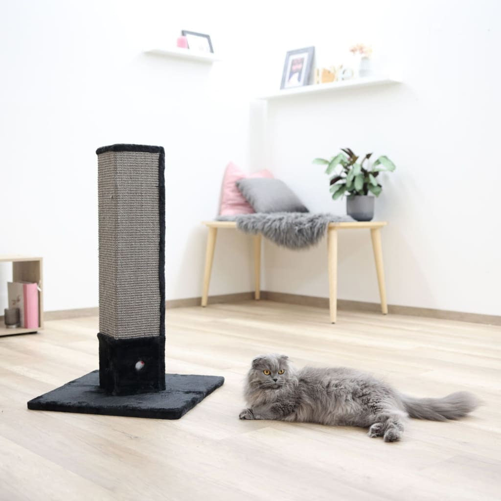 Kerbl Poste Rascador Para Gatos 4-corner Negro 80 Cm_1