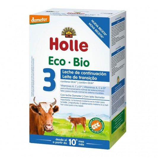 Leite de transição 3 (+10 meses) Holle 600g 