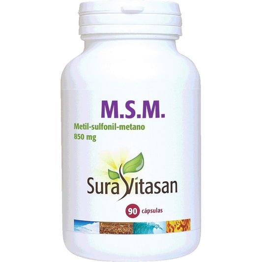 MSM 850 mg 90 cápsulas vegetais Sura Vitasan