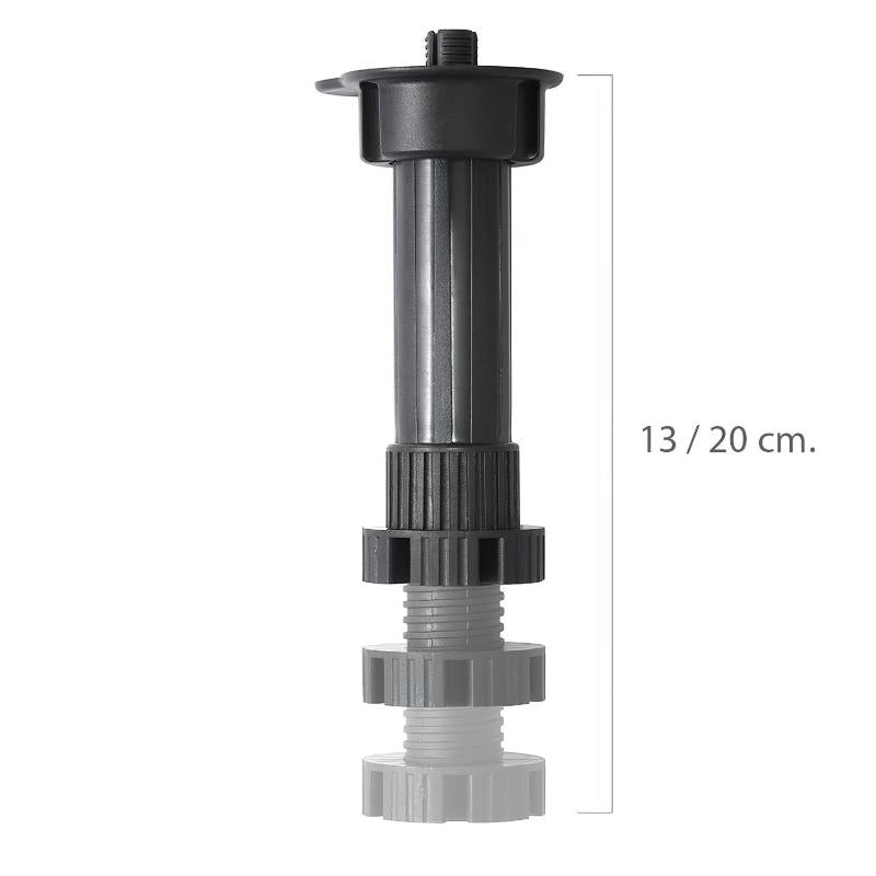 Pata Regulable Desmontable 13 / 20 Cm. Negro_0