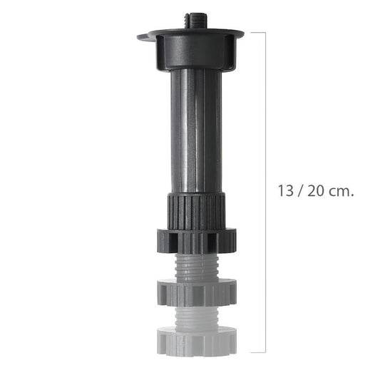 Pata Regulable Desmontable 13 / 20 Cm. Negro_0