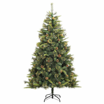 Vidaxl Árbol De Navidad Artificial Con Bisagras 300 Led Y Bolas 180 Cm_4