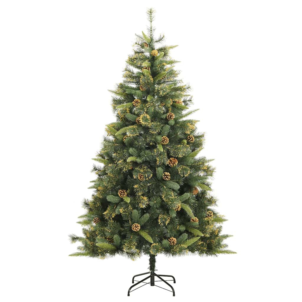 Vidaxl Árbol De Navidad Artificial Con Bisagras 300 Led Y Bolas 240 Cm_4